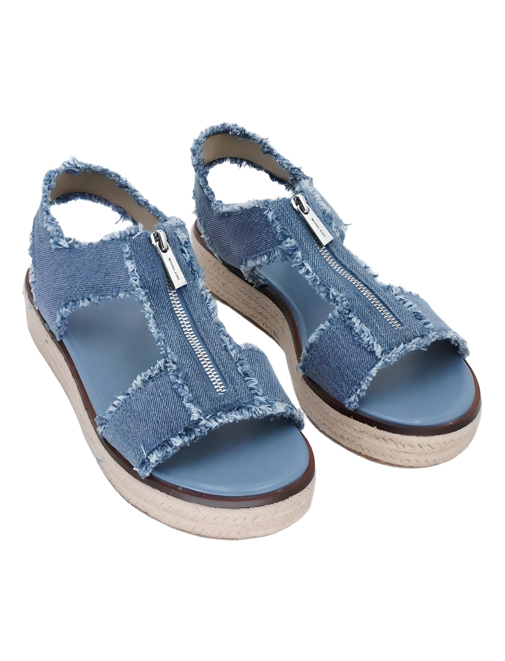Michael Kors Berkley Espadrille Platform Wedge Sandals New Horizon Size 10M